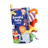 Maxbell Baby Bath Book Shower Gift Toddlers Toy Activity Toys Durable Early Learning jungle themed