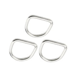 Maxbell 3x D Rings Buckles Metal Hardware Hammock Handbags DIY Accessories Fasteners 6mmx4.5cmx4.2cm