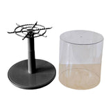 Maxbell Clear Figures Display Case Storage Box Rotating for Figurines Action Figures