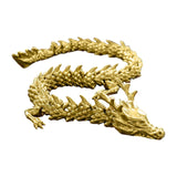 Maxbell Dragon Statue Small Brass Figurine for Living Room Office Table Centerpieces