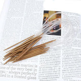 Maxbell 11 Sets 4.9" Bamboo Knitting DIY Double Pointed 2.0--5.0mm +11 Circular Needles