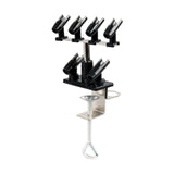 Maxbell Airbrush Clamp on Holder for Garage or Workspace Sturdy Hold 6 Airbrush Pens