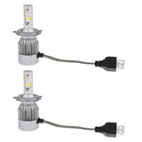 Maxbell Pair H4 9003 72W 7200LM LED Headlight Car Kit Hi/Lo Beam Halogen Bulbs 6000K