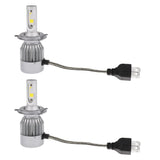 Maxbell Maxbell Pair H4 9003 72W 7200LM LED Headlight Car Kit Hi/Lo Beam Halogen Bulbs 6000K