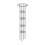 Maxbell Garden Obelisk Trellis Metal Plant Trellis for Climbing Plants Flowers Vines 160cm Black