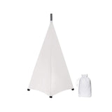 Maxbell DJ Light Speaker Stand Cover Lighting Tripod Stand Scrim for Events Weddings White 3 Sides