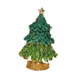 Maxbell Jewelry Box Craft Ornament Hinged Enameled Organize for Desktop Home Dresser