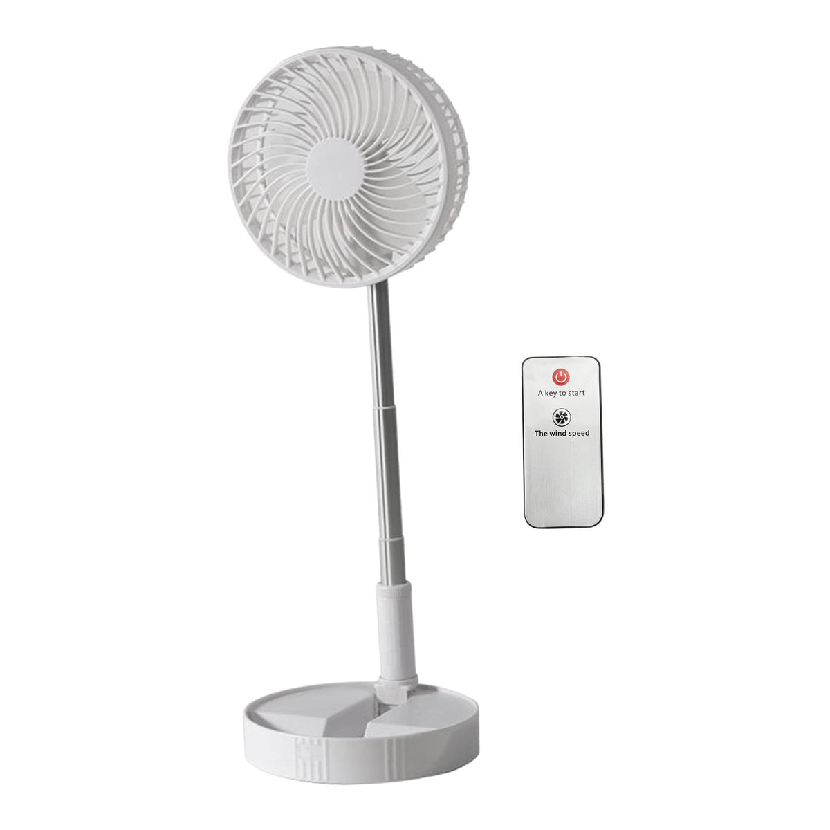 Maxbell Maxbell Air Cooling Fan USB Powered 4 Speed Folding Desk Fan Indoor Outdoor Use 3600mA