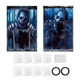 Maxbell Happy Halloween Wall Posters Scary Chilling Face Poster for Pub Party Office Style B