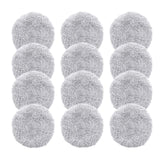 Maxbell 12Pcs Replacement Pads for Window Cleaning Robot Window Cleaner Accessory Plush Texture