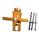 Maxbell Cabinet Door Positioning Tool Professional with 3Pcs Drill