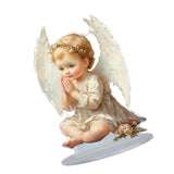 Maxbell Angel Boy with Wing Ornament 2D Flat Sign Novelty for Home Farmhouse Office