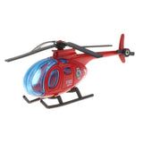 1:72 Diecast Cars Toy Fire Dept & Engineering Vehicles Helicopter B