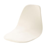 Elastic Shell Chair Cover Solid Color Banquet Home Soft Polyester Slipcover cream white