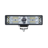 Light-emitting diode spotlight, high intensity, IP67 waterproof, aluminum alloy, 12V/24V, universal car, lorry, and motorcycle light Black 22.5cm