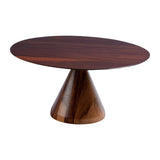Maxbell Round Cake Stand Elegant Cake Stand Display for Anniversary Event Countertop 21cmx21cmx10cm