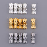 Maxbell Maxbell 15Pcs Multipurpose Home Used DIY Jewelry Components Bowknot Shape Jewelry Connector Screw Clasps for Necklace Clasps & Closures