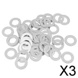 Maxbell 3x14mm Oil Drain Plug Gasket Washer Pack of 50 for Acura Honda 94109-14000