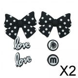 Maxbell 2xBeach Bag Charms Accessories Beach Handbag PVC Tote Inserts Buckle Ornaments Style F