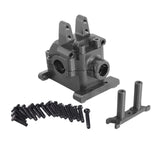 Maxbell Metal Front Gearbox Housing Gear Box Shell for 1/14 14301 14302 14303 RC Car Titanium color