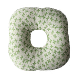 Maxbell Ear Piercing Pillow with Ear Hole for Relaxation wearing Earrings Headphones Leaves