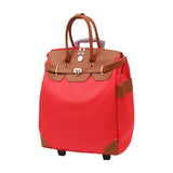 Maxbell Rolling Duffle Bag Large Capacity Suitcase for Beach Business Trip Traveling Red