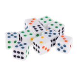 Maxbell 3x10Pcs Acrylic Dices Dice Game Spot Dice for Bar Party Game