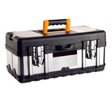 Maxbell Toolbox Lockable Multipurpose Steel for Mechanical Repairs Household Plumber 14inch