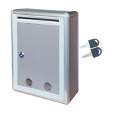 Maxbell Suggestion Box Metal Wall Mounted Ballot Box for Voting Suggestions Feedback Large