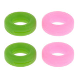 Maxbell Maxbell 2 Pairs Anti Slip Silicone Ear Hooks Holder for Glasses Green Pink