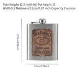 Maxbell Hip Flask Multipurpose Portable Drinking Flask Stainless Steel Alcohol Flask Red Bronze