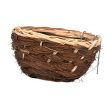 Maxbell Bird House Hanging Hut Blue Jays Parrot Bluebirds Handwoven Bamboo Bird Nest