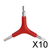 Maxbell 10xBike Bicycle Cycling Y Type Hex Allen Wrench Repair Tool Size 4mm 5mm 6mm