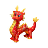 Dragon Plush Toy Adorable Dragon Stuffed Animal for Restaurant Bedroom Couch Red