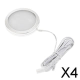 Maxbell 4xRV Camper Boat 12V Bright White 12 LED Dome Roof Ceiling Interior Light Lamp
