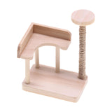 Maxbell 1:12 Dollhouse Cat Climbing Frame Cat Scratch Post for Miniature Scene style A