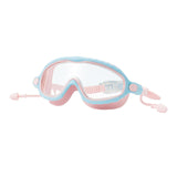 Maxbell Maxbell Kids Swim Goggles with Earplug Swimming Glasses for Children Adjustable Pink