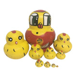 Maxbell Yellow Chicks Russian Nesting Doll Babushka Matryoshka Stacking Dolls Set 10 Pieces Xmas Gift Christmas Decorations - Aladdin Shoppers
