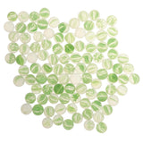 Maxbell Maxbell 100Pcs 16mm Marbles Ball Glass Beads for Chinese Checkers Game Toy Green