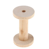 Natural Wooden Spool for Thread String Rolling Wire Bobbin Sewing Tools DIY Needlework Accessories - Aladdin Shoppers
