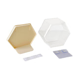 Maxbell Doll Display Case Action Figure Display Case for Perfume Toys Model Vehicles Yellow