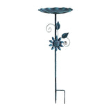 Maxbell Bird Bath for Outside Iron Decorative Birdbath Bowl for Porch Deck Courtyard Style A