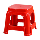 Maxbell Foot Stool Portable Simple Bath Stool Step Stool for Laundry Bedside Fishing Red