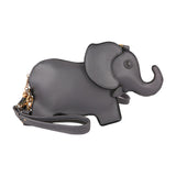 Maxbell Elephant Shape Crossbody Bag Animal Elephant Purse for Party Summer Shopping Gray