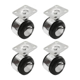 Maxbell 4x 2 inch Caster Wheels Industrial Casters for Workbench Storage Box Ottoman without Brake