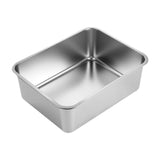 Maxbell Cat Litter Box Pet Supplies Kitten Toilet High Side Nonstick Pet Litter Tray S