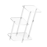 Maxbell Acrylic Side Table for Drink Coffee NightStand for Living Room Entrance Home Square