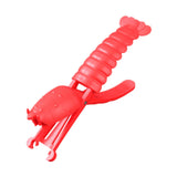 Maxbell Crawfish Sheller Manual Kitchen Tool Shrimp Peeler for Home Party Restaurant Red