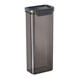 Maxbell Spaghetti Container Pasta Storage Container Airtight for Pasta Beans Cereals Grey