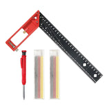 Maxbell Framing Square Ruler Marking Joiners Workshop Gauge Adjustable Framing Tools